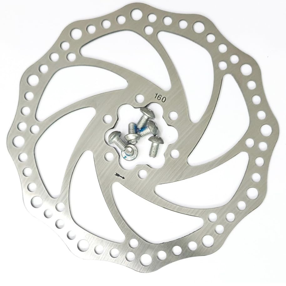 160MM MTB DISC BRAKE ROTOR 6 Bolts MECHANICAL AND HYDRAULIC DISK BRAKECALIPER CYCLE