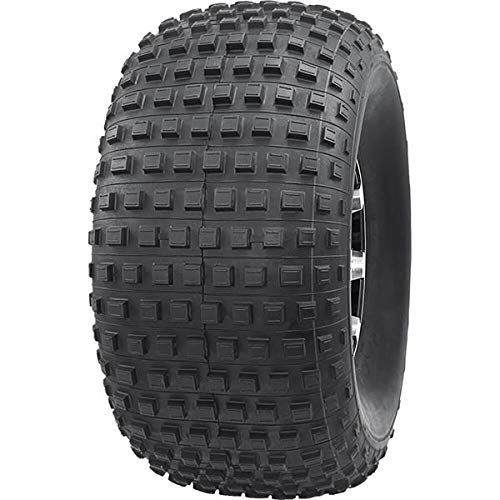 Ocelot P318 ATV/UTV Tire 25x12-9 4-Ply Rated Quad Sport Tire Tubeless Non-Directional 10.5mm Tread Depth for Superior Traction Self-Cleaning Tread for Loose Terrain