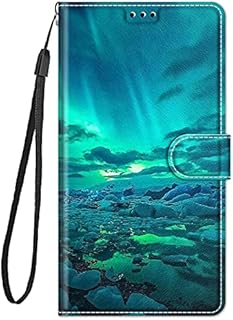Dfjhure Oppo A16S Case Oppo A54S Oppo A16 Case Leather Flip Wallet Phone Case Cover Silicone Shockproof Bumper Cover Stand View Cover with Card Slots Phone Case For Oppo A16 / A16S / A54S- Butterfly