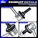 Zinc Nickel Alloy-Stabilizer Sway Bar Links for 2007-2021 Nissan Altima Maxima Murano Pathfinder Quest Rogue Rogue Select Rogue Sport Infiniti JX35 QX60 K750094 & K750095