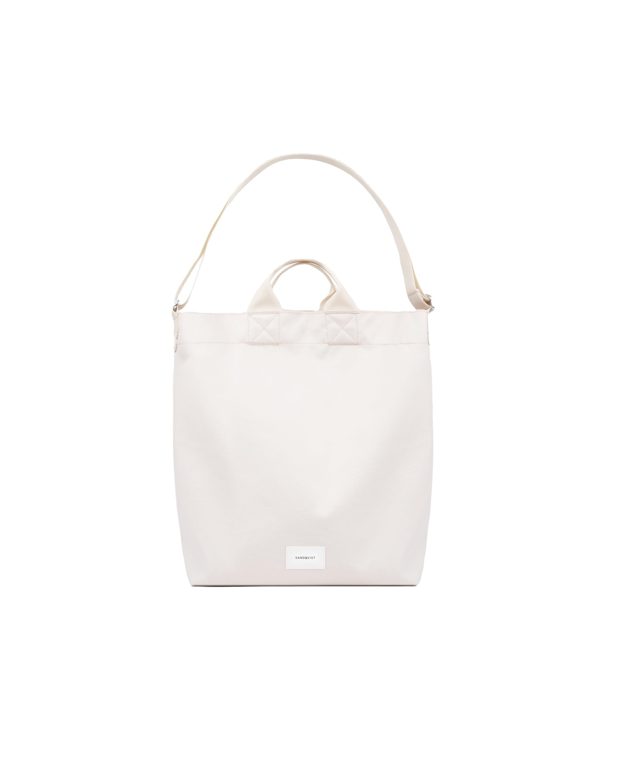 Sandqvist Ground Shopper Bag Birch 19L – Spacious Tote Bag in Water-Resistant and Recycled Materials with Multiple Carry Options