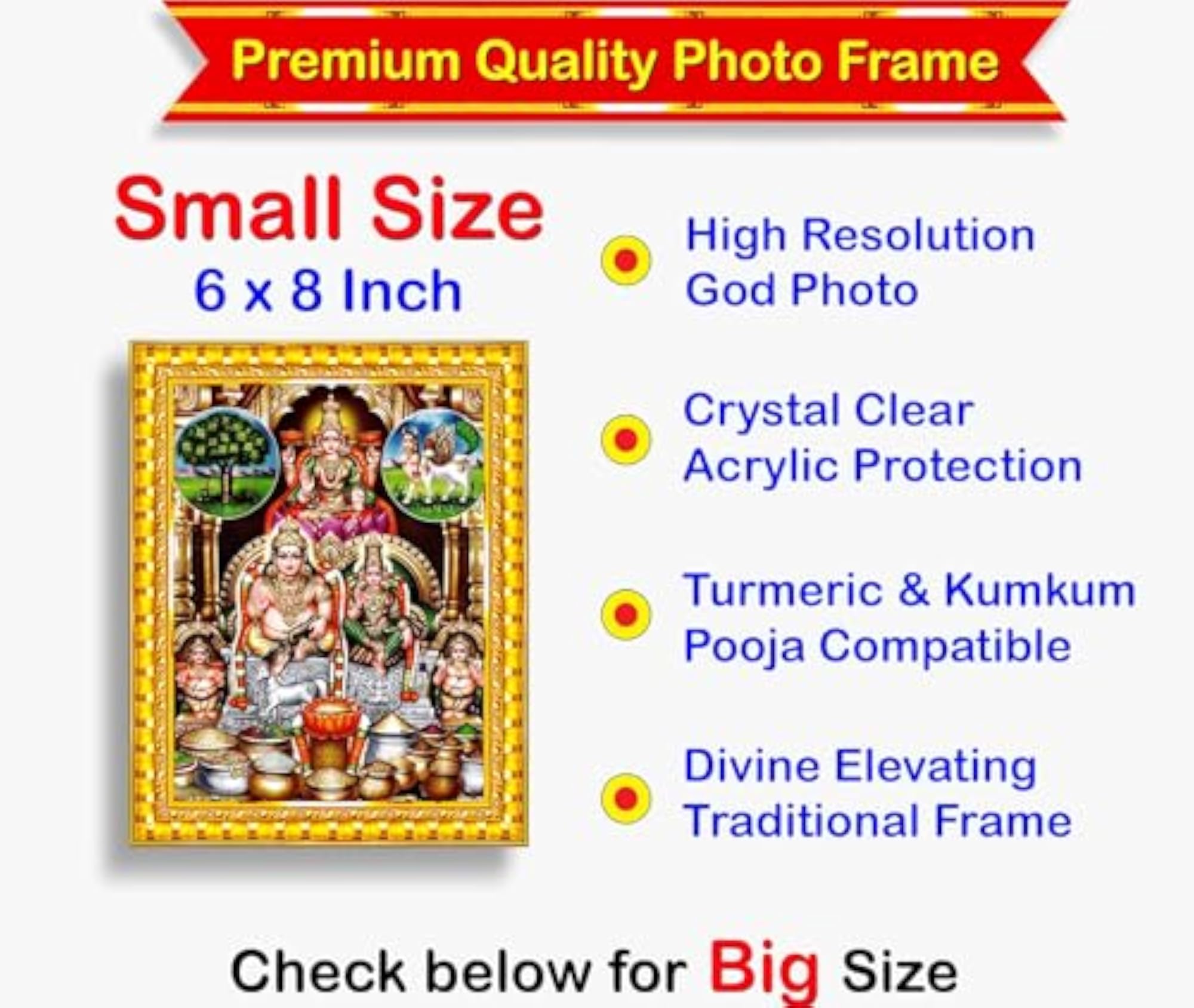Lakshmi Kubera Laxmi Goddess Wall Painting, Framed Decor