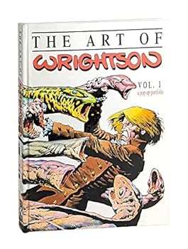 Hardcover The Art of Wrightson : A Pop-Up Portfolio Book