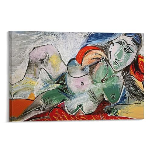 Art mural The World in Abstract sans cadre 60x90cm toile decoration murale