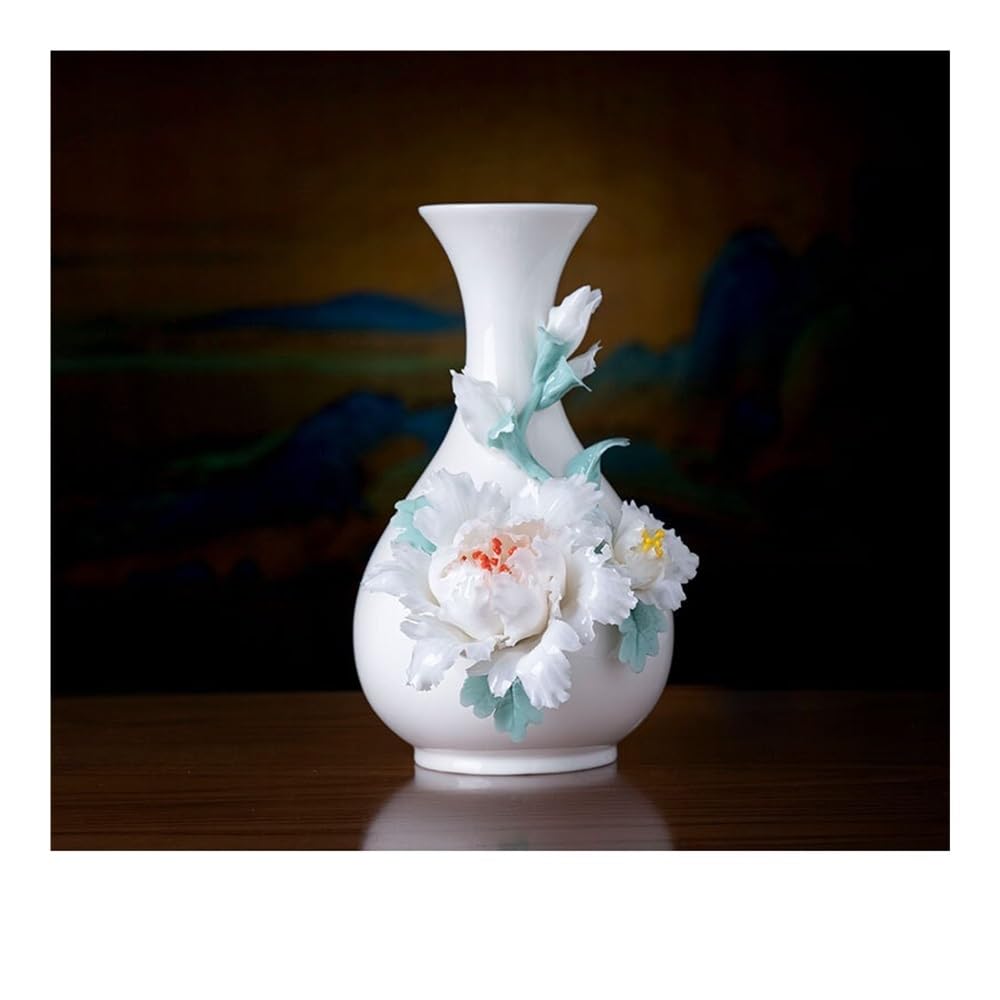 Wazon na kwiaty w nowym stylu chińskim wazon ozdoby ceramiczne salon kompozycja kwiatowa dekoracje artystyczne do domu dekoracja wnętrz