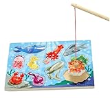 Melissa & Doug Magnetic Fishing Pole Game + Free Scratch Art Mini-Pad Bundle [37785]