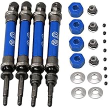 Dark Blue Steel SLA032 Front & Rear Universal Drive Replacement for Traxxas Replacement for Slash 4X4 RC110 Rally Car Pack of 4
