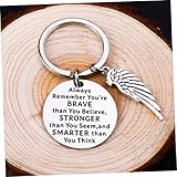 Zoom IMG-2 bestyash 2pezzi portachiavi ispirazionali acciaio Zoom IMG-2 bestyash 2pezzi portachiavi ispirazionali acciaio