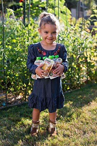 image for Sprout Organic Baby Food, Stage 4 Toddler Pouches, Apple Blueberry Plu