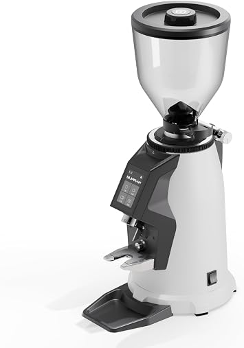 MACAP Supra 68 On-Demand Commercial Coffee Grinder | 68 mm Flat Burrs, 550 W Motor, Stepless Micrometric Adjustment, CTS & FOS Technology | Professional Espresso Grinder Made in Italy