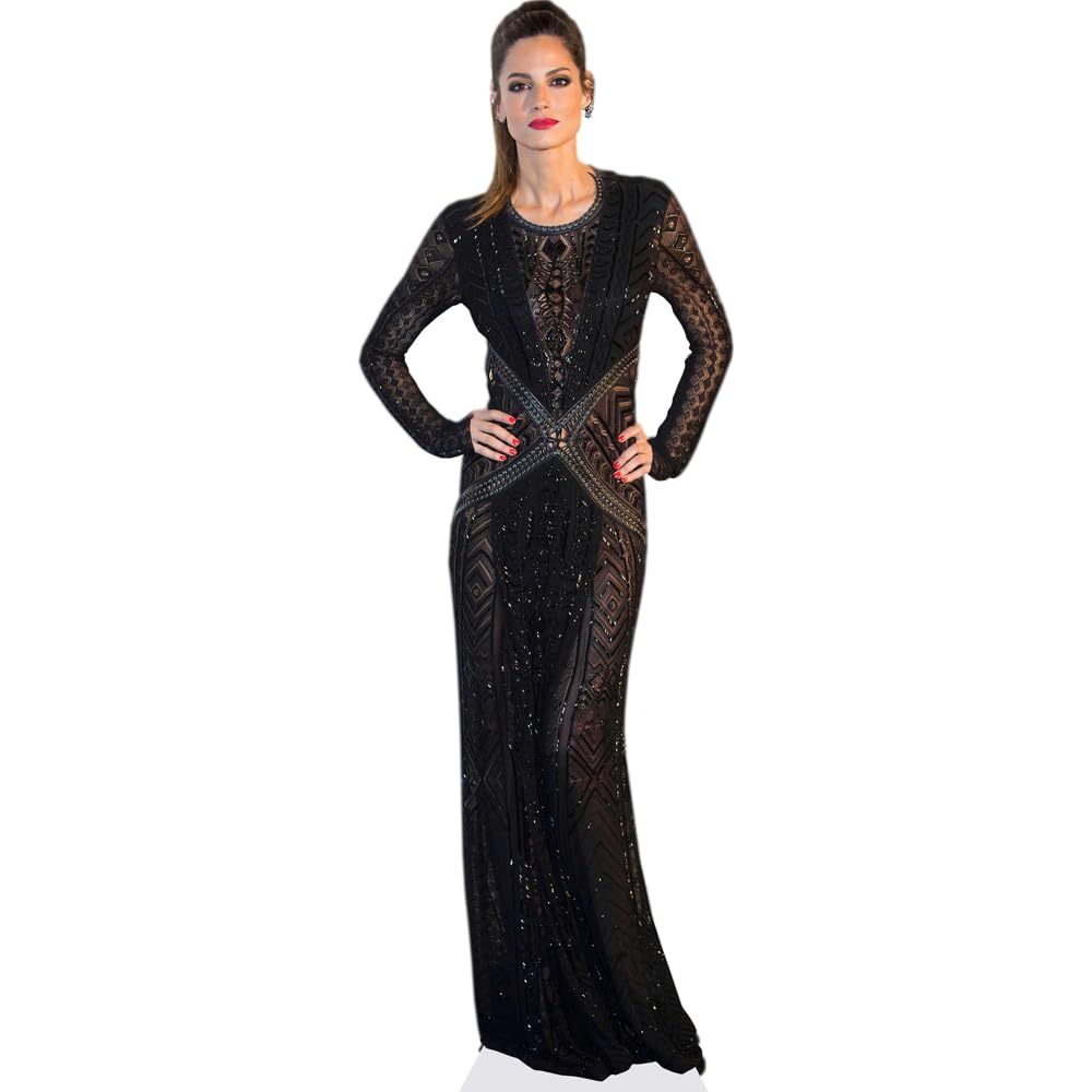 Figura de cartón de Ariadne Artiles a tamaño Real – Decoración para Fiestas, cumpleaños y photocall – Soporte Plegable Incluido