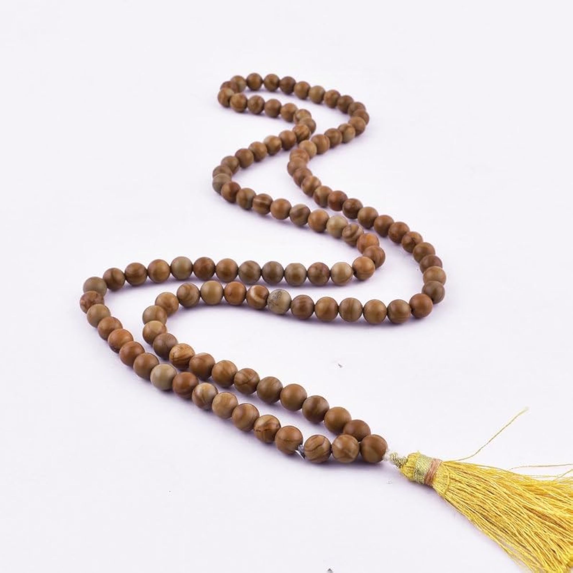 Natural Camel Jasper 6MM Beaded Handmade Prayer Mala