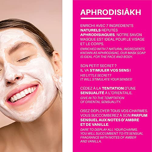 La Maison des Sultans - Aphrodisiakh Mask Soap - Stimuleert de huid en je zintuigen - Ideaal voor gezicht en lichaam… - Image 4