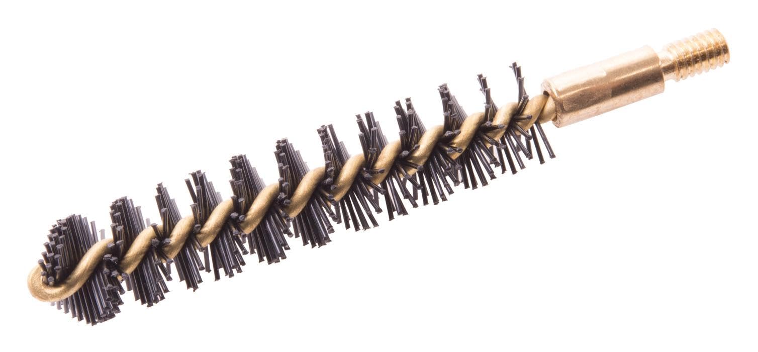 Breakthrough Clean Technologies Nylon Bristle Bore Brush, .357, .38 Caliber & 9mm, Brass Core