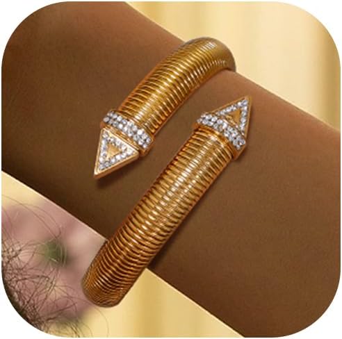18K Gold Plated Bracelets for Women Gold Bangles for Women Chunky Bangle Bracelets for Women Bracelets Stack Tarnish Free Bangle Set of 3 for Women Accessories for Her Gifts