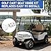 2 Pack Golf Cart Seat Hinge Kit for EZGO TXT Medalist 1995-up Golf Cart Electric/Gas, Hinge Kit Replaces OEM 71610-G01 71609-G01