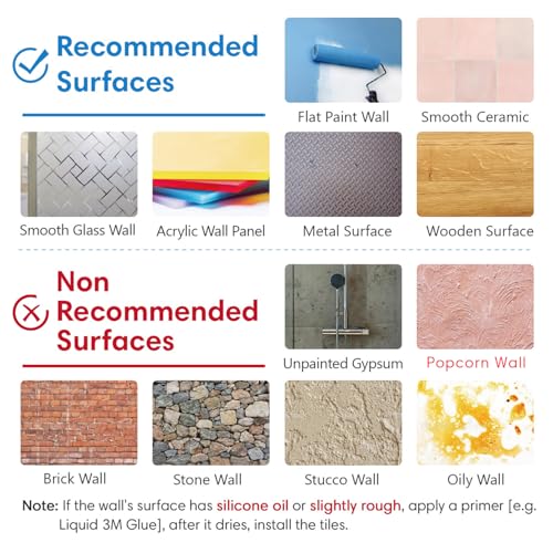 COMSTICKC 3D Fliesenaufkleber Klebefliesen, Matt Rot Weiß, 10 Stück 30×30 cm, Ultraleicht Flexible PVC 3D Wandfliesen Selbstklebend Fliesen Wandverkleidung Küche Bad, Nicht Echte Fliese