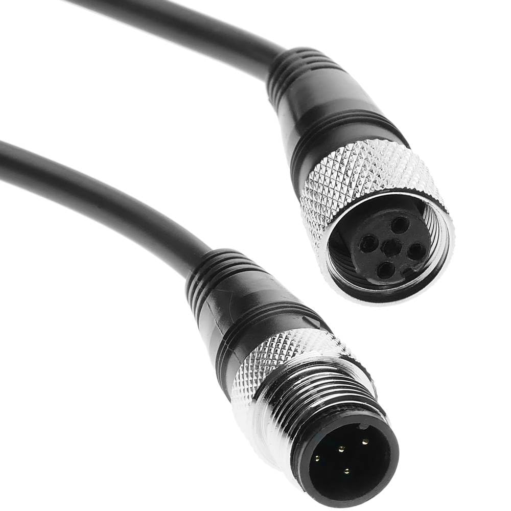 M12 5 Pin Sensor Cable Male to Female A-Coding Industrial Waterproof Cable for Sensor Actuator, Industrial Automation Control, Network Applications (78.74''/2M)