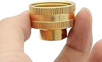 Vista 16 de Hooshing Adaptador giratorio de manguera de jardín de latón 3/4 "GHT a 1" NPT hembra a hembra conector de tuberías