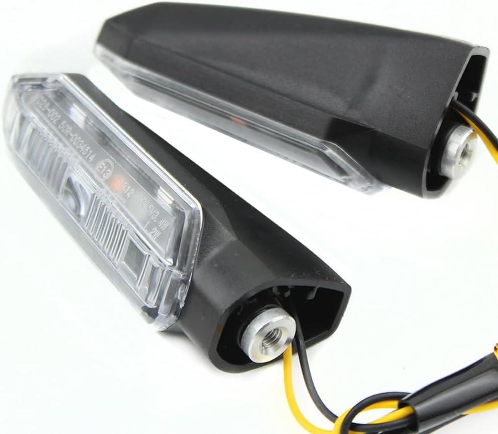 Motorcycle Front Rear LED Turn Signal Indicator Blinker Compatible with Honda CBR650R CB650R CBR500R CB500F CB500X 2019-2025 Left Right Light Clear 2024 2023 2022 2021 2020
