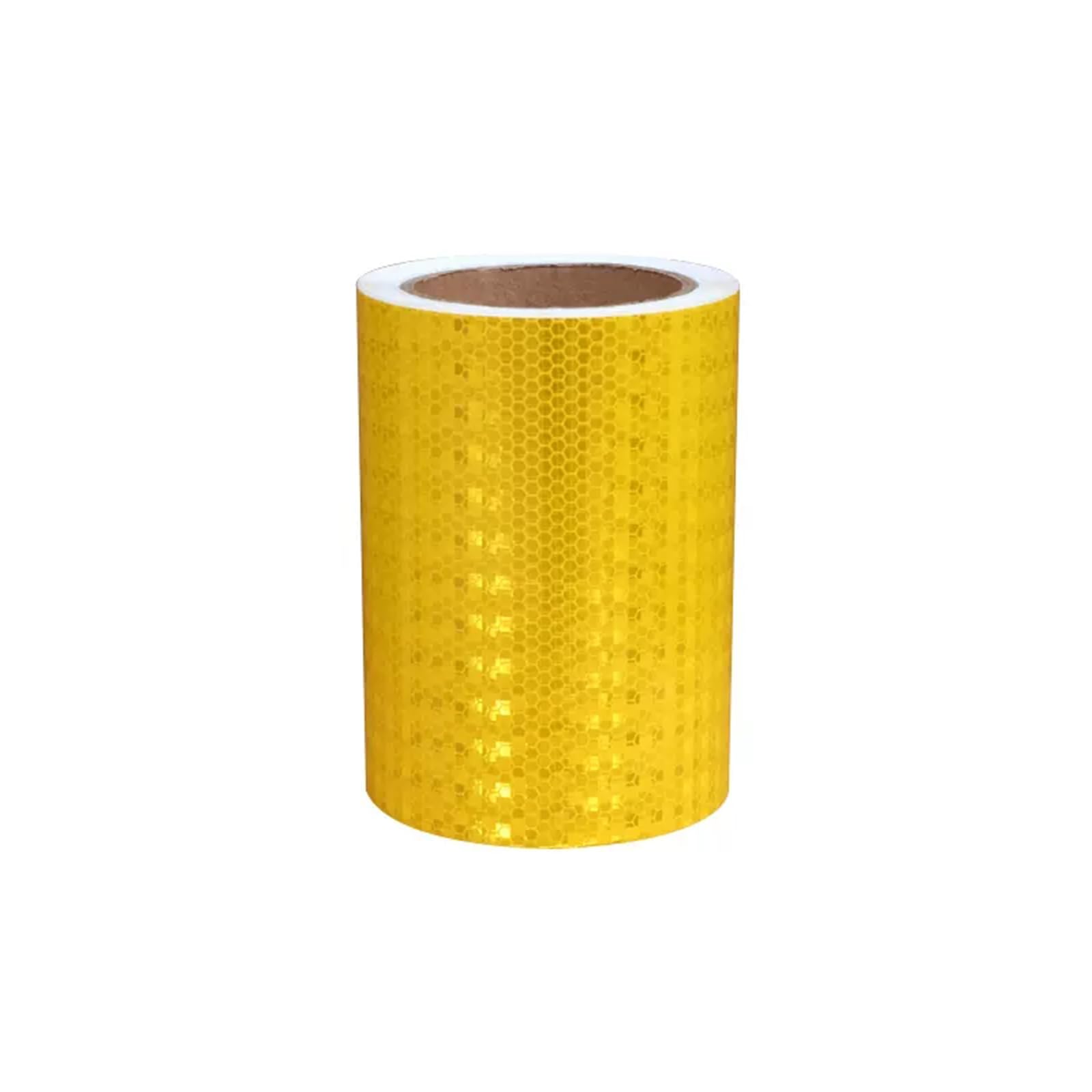Yuzguhey Lemon Yellow Reflective Tape, Self Adhesive Fluorescent Reflector Warning Tape, Multicolor 3-50M(,10M)