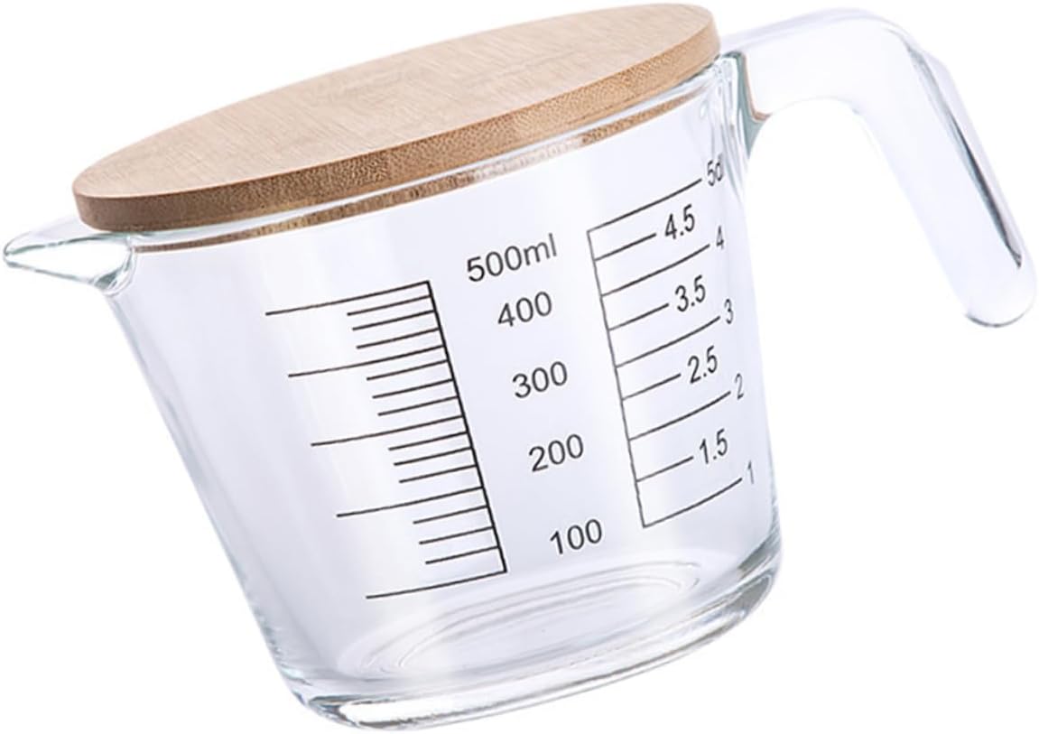 Practical Measuring Cup Handle High Temperature Resistant Egg Cup Kitchen Baking Tool Scale