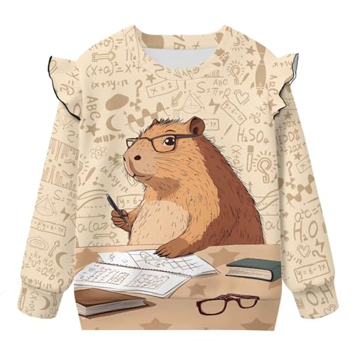 Fall Clothes for Toddler Girls Age 1-8 Cute Graphic Tops Sweatshirts2