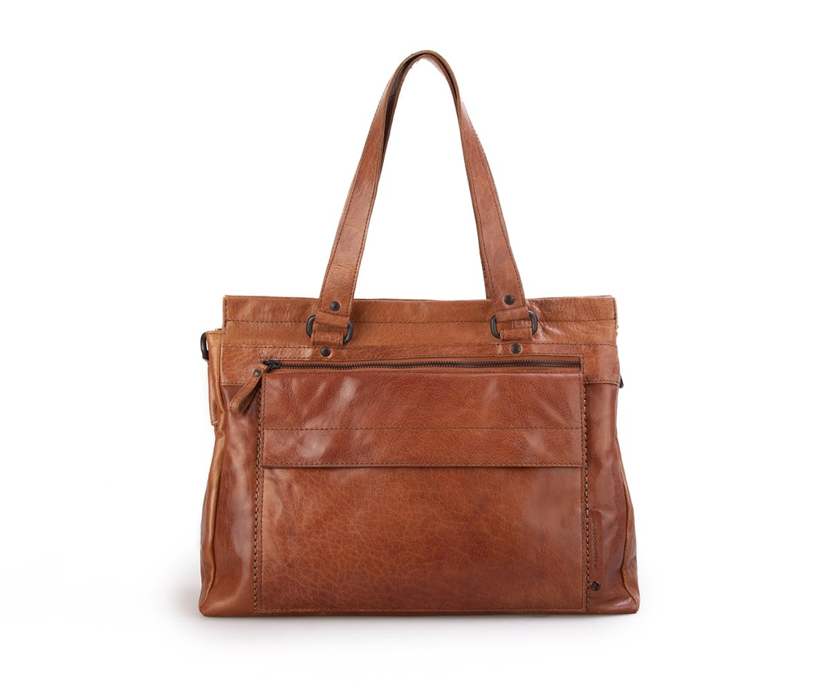 Spikes & Sparrow Women's Yosemite Laptop Shoulder Bag, Brandy, standard size, Western