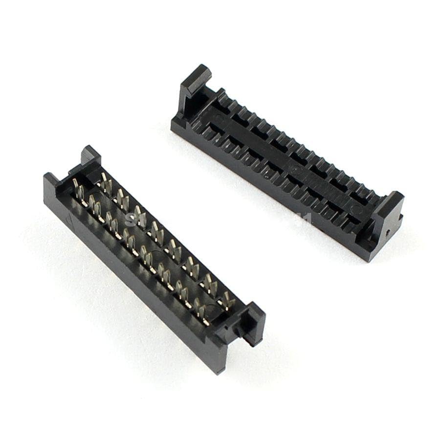 Generic 10 Pcs 2.54mm Pitch 2x8 Pin 16 Pin Male Header IDC Ribbon Cable Transition Connector