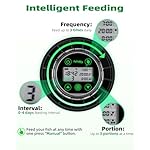 Automatic Fish Feeder for Aquarium - Auto Fish Food Dispenser for Turtle Tank with USB Cable & LCD Display, Timer for Vacation Weekend Holiday, with Feeder Spoon - Image 5