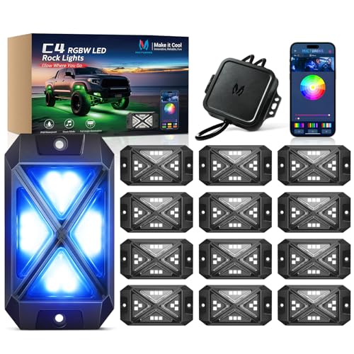 MICTUNING C4+ RGBW Rock Lights
