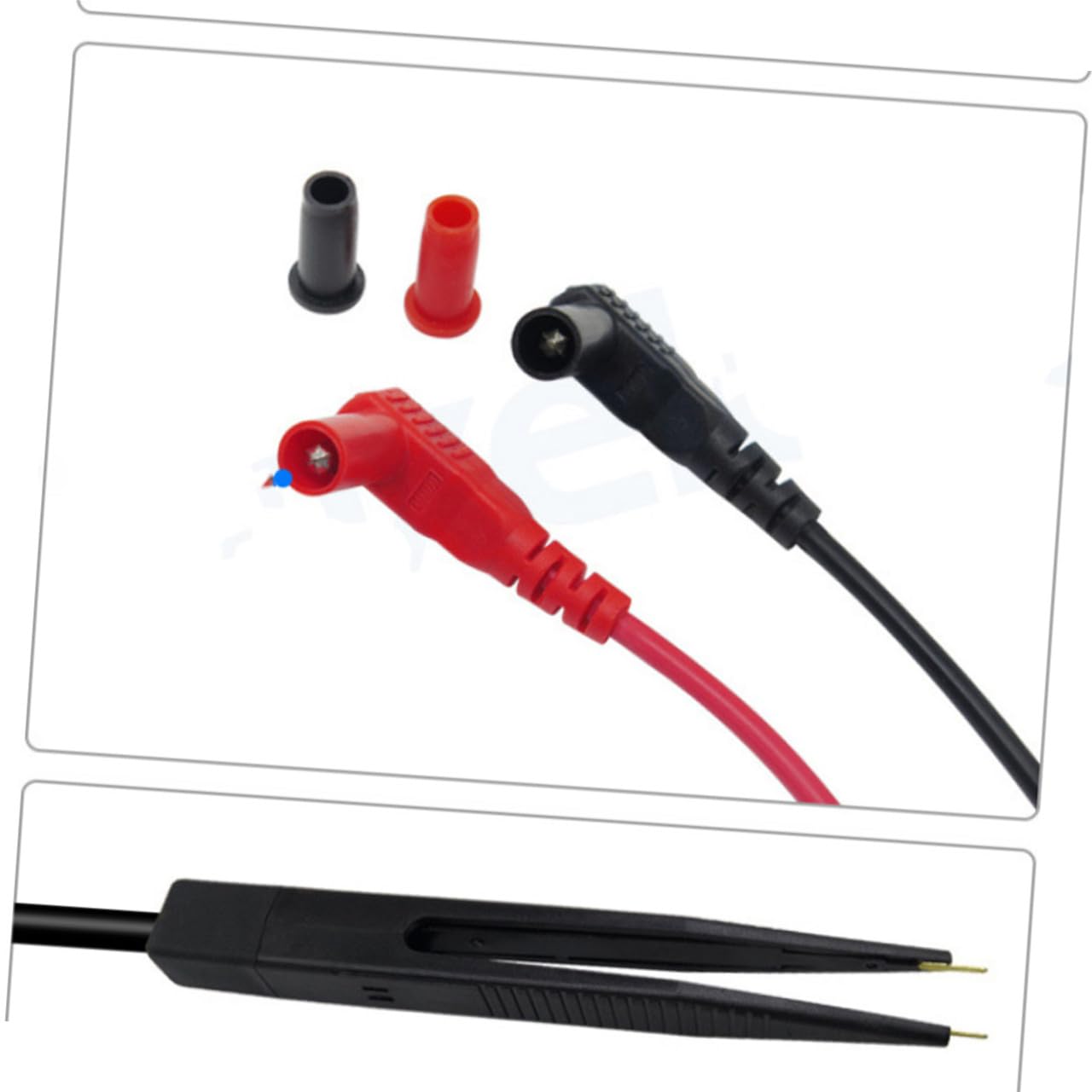 PLAFOPE Set di Accessori per Multimetro 21 in 1 Puntali, Cavi in Pvc Affidabili per Test Elettrici, Morsetti a Coccodrillo per Misurazioni Precise