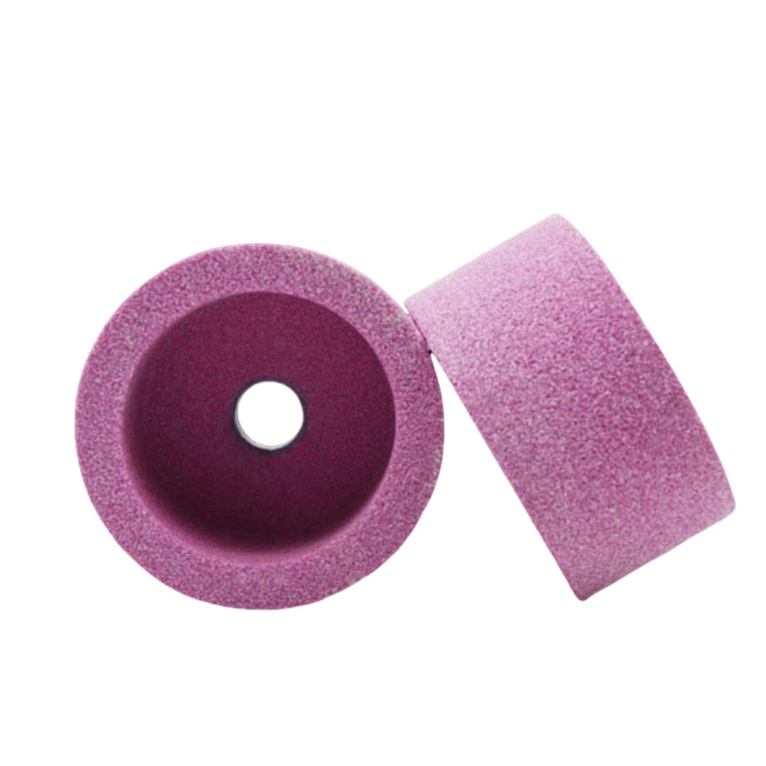 1 szt. Ceramiczna tarcza szlifierska - korundowa tarcza szlifierska w kształcie misy do użytku na stole(Red,125 * 63 * 32 * 60mm)