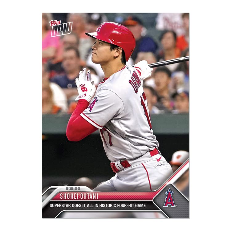 Amazon | ［トレーディングカード］ 大谷翔平 2023 Topps Now 294 史上 