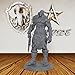 Heroic 32mm Scale Unpainted Fantasy Minis - Professional Miniature Game Figure for Role Playing & TTRPG, Detailed Tabletop Gaming Miniatures for Dungeon Masters - 6cm Barbarian (AS407)