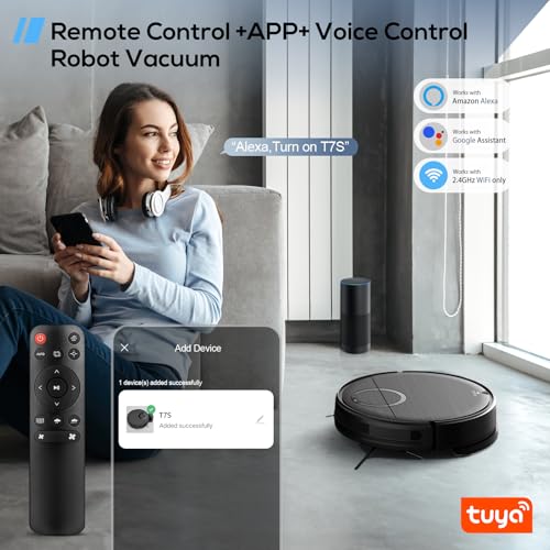 Robot Vacuum and Mop Combo with Self-Empty Base