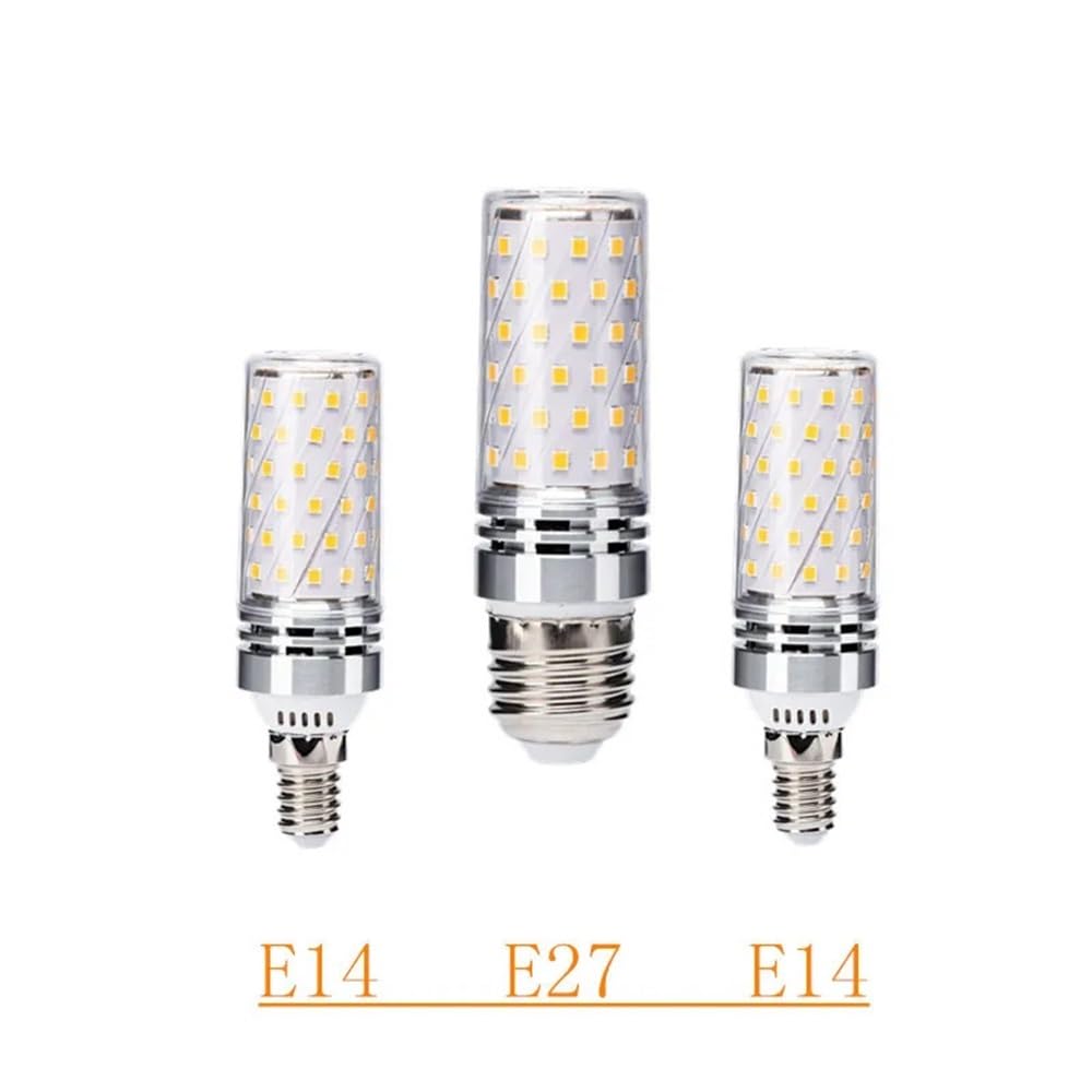 Wide Voltage Lights 50pcs AC110 220V 12w E27 E14 LED Lamp LED Bulb SMD2835 Corn Bulb 86LEDs High — view 3