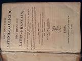  Dictionnaire latin-francais.