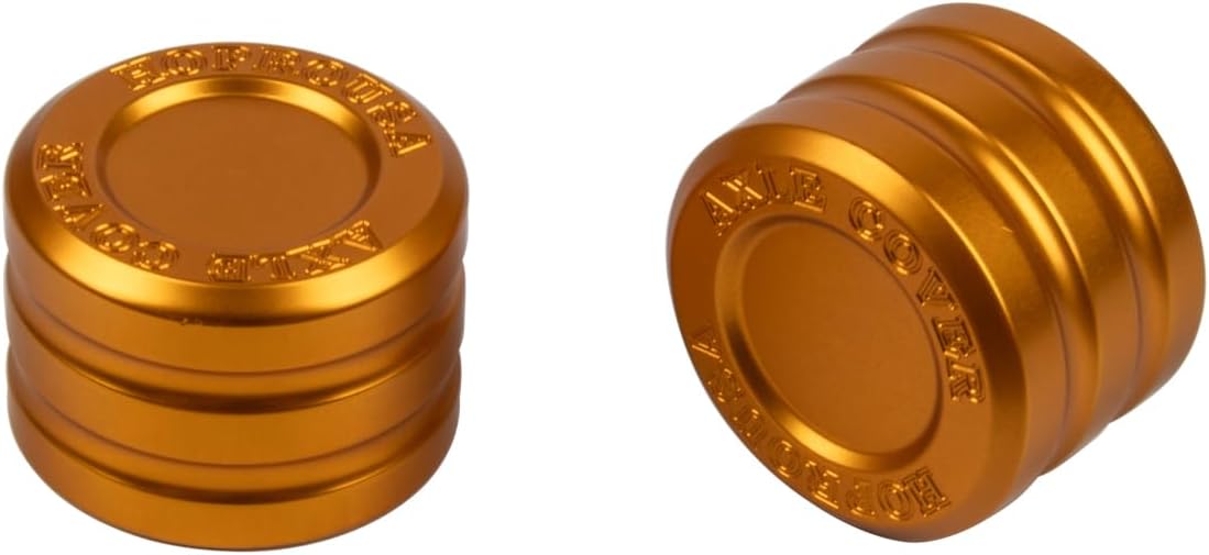 Axle Rear Axle Nut Covers Compatible with '18-Later Harley Softail Fatboy Breakout Street Bob Anodized Multi Color Aluminum Accessories Parts (Black Rear)