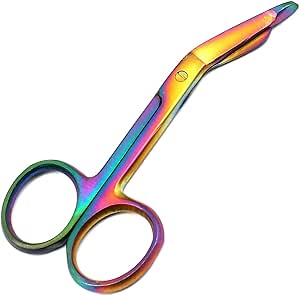1 Piece Lister Bandage Nurse Scissors - 4.5" Multi Titanium Color - Foto 3