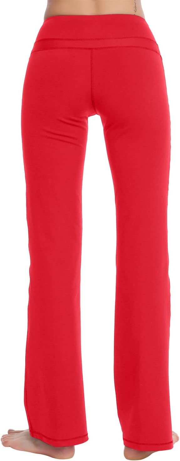 Zeronic Women's Bootcut Yoga Pants High Waist Tummy Control Long Bootleg Workout Running Flare Pants for Women Clothing - Image 4