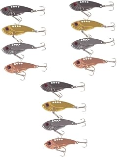 Kisangel Fishing Lure 12 pcs bass lure fishing bait walleye lures Fishing Accessories hard bait fishing gear Striped bass Fishing Lures