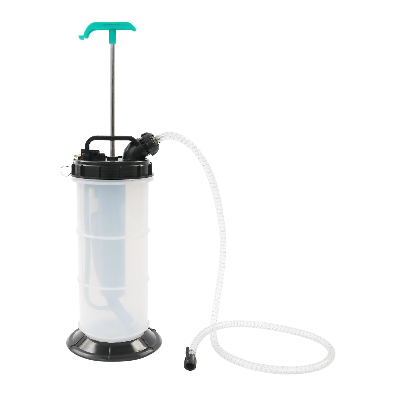 5,3L Manual Neumática, Extractor de Líquidos, Cambiador de Aceite, Bomba de Cambio de Aceite Bomba de Extracción de Líquidos con 4 Mangueras, 22,5 x 52 cm, para Aceite de Motor de Transmisión de
