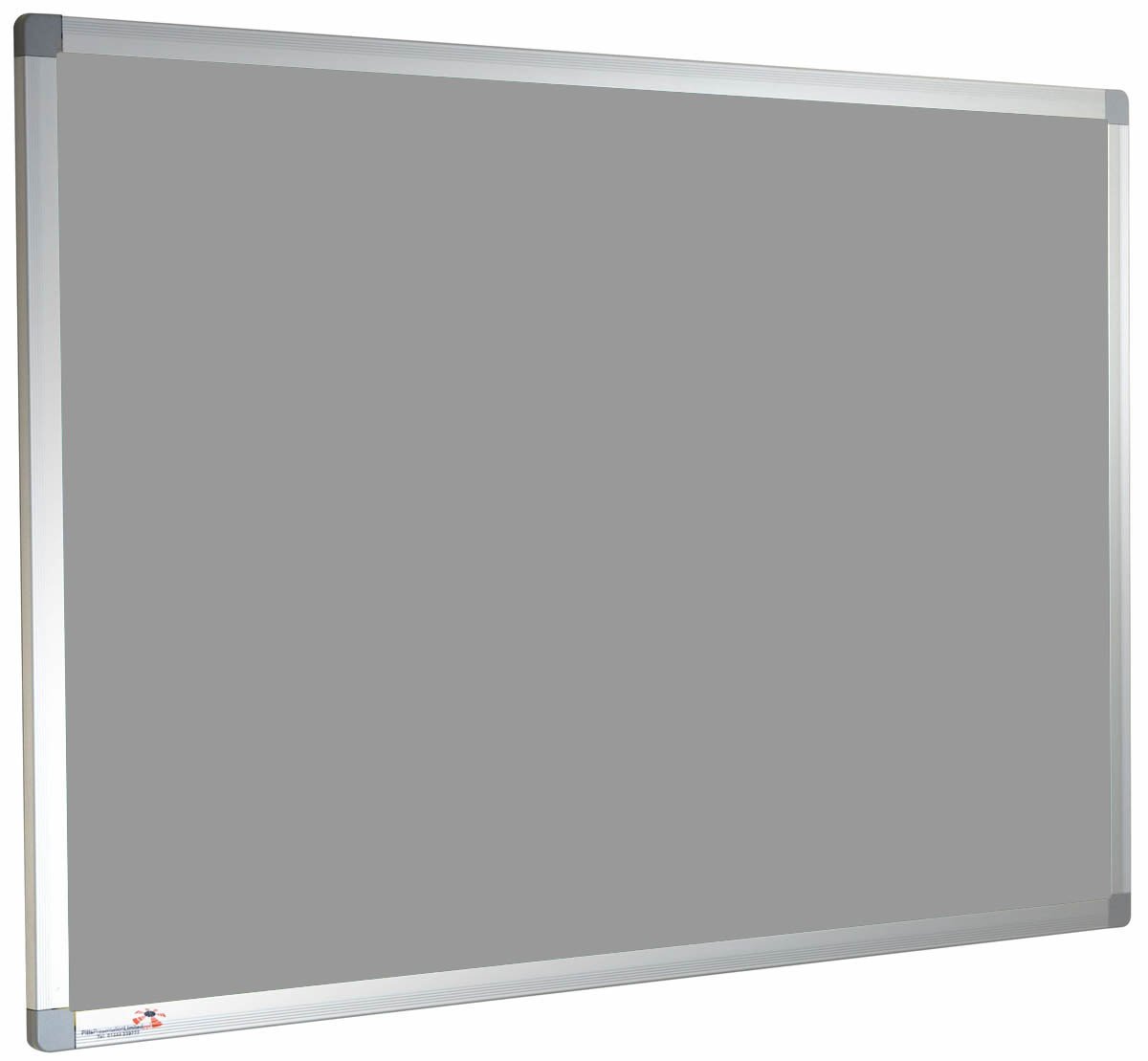 Premier Felt Noticeboard Aluminium Framed 2400mm x 1200mm, Silver — image 1