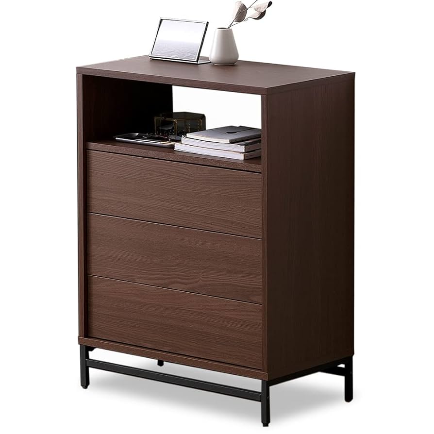 アイリス ユニットチェスト UCH-590 ウォールナット/ブラック Amazon|アイリスオーヤマ ユニットチェスト UCH-590