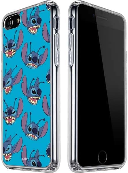 Skinit Clear Phone Case Compatible with iPhone SE (2nd & 3rd Gen) - Officially Licensed Disney Lilo and Stitch Stay Weird Design