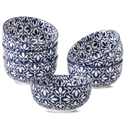 JINGUS Cereal Bowls Set of 6, 28 Ounces Soup Bowls