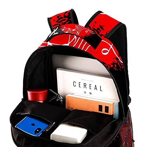 Mochilas ligeras para viajes y camping con diseño de clave de sol 4