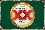 Vintage Das Equis Tin Metal Tin Sign Tin Plate Sign Wall Art Decor TIN SIGN 8X12 INCH (Green)