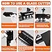 Glass Bottle Cutter, Wine Bottle Cutter Kit, Bottle Cutter & Glass Cutter kit Round Square, Bottles Cutter DIY Craft Kit